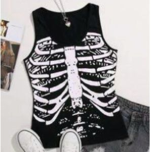 Black and White tank top